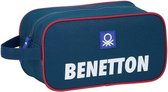 Reisschoenenrek Benetton Polyester Marineblauw