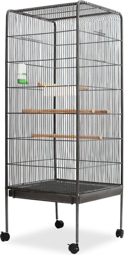 Cage à oiseaux grande cage à perroquet en métal calopsitte pivoine  troglodyte Maisons'... | bol.