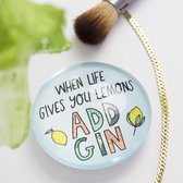 When Life Gives You Lemons Add To Gin - koelkast magneet