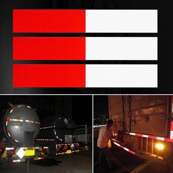 12 Stuks Reflecterende Stickers Voor Auto – Rood, Groen, Wit, Blauw, Geel, Oranje – Anti-botsing Waarschuwingsstickers – Voor Meer Veiligheid In Het Donker