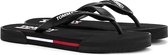 Tommy Hilfiger Slippers - Maat 39 - Vrouwen - Zwart - Wit - Rood