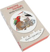 Bekking & Blitz - Puzzel - Mini puzzel - Rond - Kunst - Papegaai - Uit 'van Mug tot Olifant' - Ingrid & Dieter Schubert