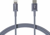 Kabel Lightning ‎L6LMF-CS-R Grijs (1,8 m) (Gerececonditioneerd A+)