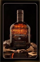 Wandbord - Buchanan's Blended Scotch Whisky - decoratie