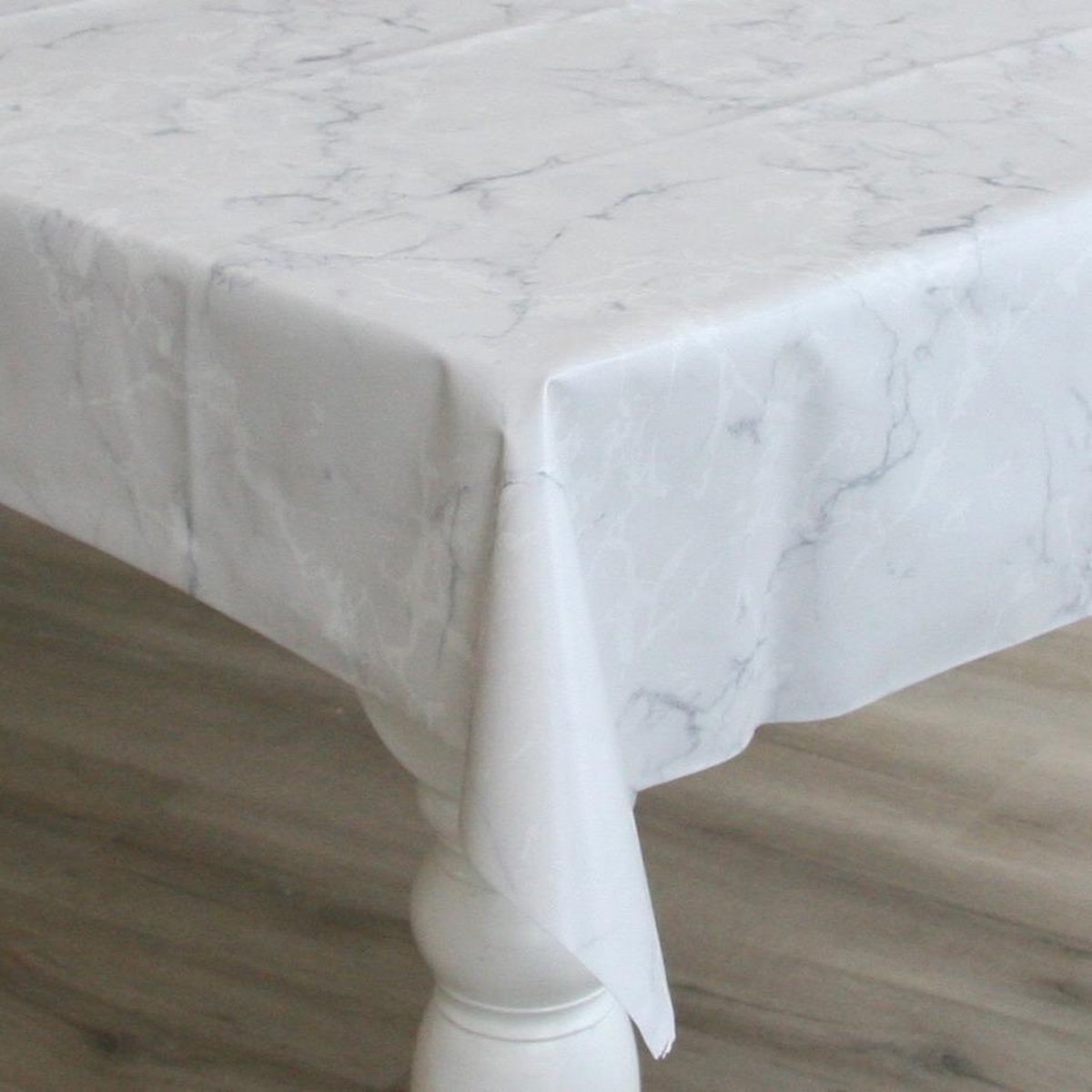 Tafelzeil/tafelkleed marmer look 140 x 250 cm - Tuintafelkleed