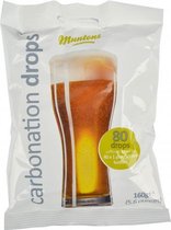Muntons Carbonation Drops 25cl - 80 stuks - 20 L - Carboniseren van bier en cider op fles - Makkelijk Bottelen - Bottelsuiker - Bierbrouwpakket Tool - Bier Brouwen