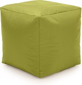 Drop& Sit Poef Nylon – Spring Green – 40 x 40 x 40 cm - Vierkant