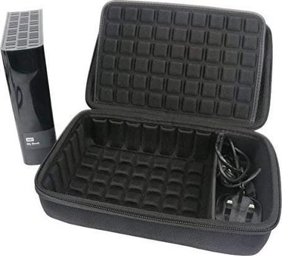 Western Digital WD Elements externe harde schijf hoes/TOSHIBA Canvio Basics/Seagate HDD Case, draagbaar extern geheugen 2,5 externe harde schijven beschermhoes (zwart Western Digital WD Elements externe harde schijf hoes/TOSHIBA Canvio Basics/Seagate HDD Case, draagbaar extern geheugen 2,5 externe harde schijven beschermhoes (zwart