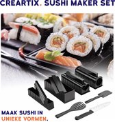 Creartix® - Sushi Maker Kit 11-delig - Zelf Sushi Maken - Sushi Roller - Sushi Set - Sushi Cadeauset
