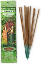Wierooksticks, handgerold, 'Krishna' met vetiver, cederhout en halamadi, 20 sticks