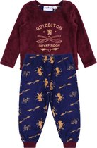 Marineblauwe en bordeauxrode Griffoendor pyjama HARRY POTTER 110