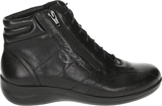 Durea 9605 K - Volwassenen VeterlaarzenHalf-hoge schoenen - Kleur: Zwart -  Maat: 38.5 | bol.com