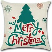 Sierkussen Kerst -  Letter Boom - Sierkussen - Kerst - 45x45 cm - Sierkussen - Polyester