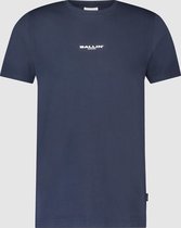 Ballin Amsterdam -  Heren Slim Fit   T-shirt  - Blauw - Maat XXL