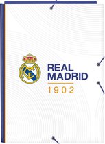 Map Real Madrid C.F. Blauw Wit A4