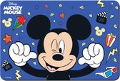 placemat Mickey Mouse junior 29 x 43 cm donkerblauw