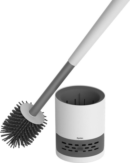 Dynter. TB362 Plus - WC Borstel - Hygiënische Toiletborstel met Houder - Wit