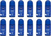 NIVEA Protect & Care - Deodorant Roller - 12 x 50 ml - Voordeelverpakking