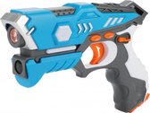 infarood pistool met ufo junior 20 cm blauw