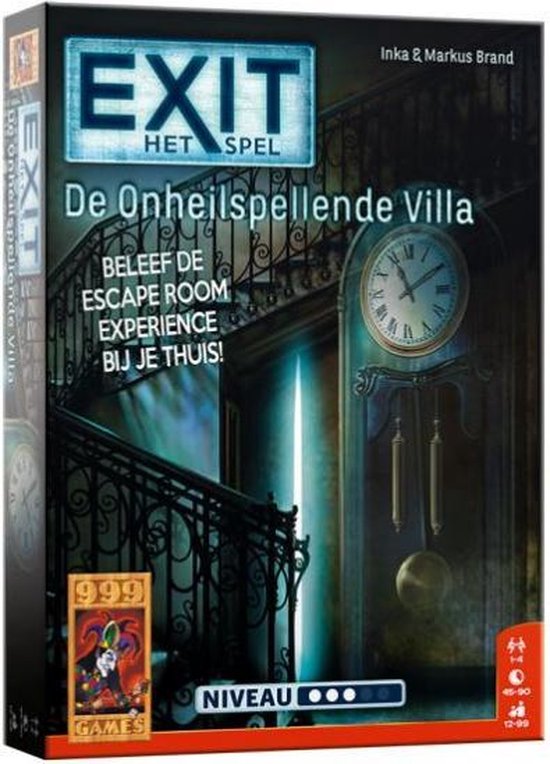 Afbeelding van het spel breinbreker EXIT - De Onheilspellende Villa