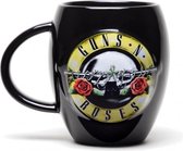 ovale mok Guns N Roses-logo zwart 440 ml