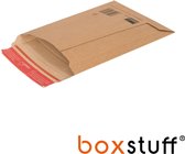 Boxstuff - Kartonnen Enveloppen - 150x250mm - Golfkarton - 25 Stuks