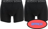 Bjorn Borg Shorts BB Camo - Ondergoed - Heren - 2 Pack - Zwart - Maat L
