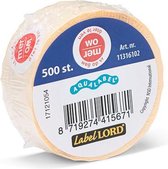 Aqualabel HACCP Stickers - Voedseletiket - Houdbaarheidsetiket - Dagstickers - 500 stuks - Woensdag Weg op Vrijdag - Rood