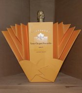 Champagne Display presentatie fles 0,75ml Veuve Clicquot brut decoratie en koeler collectors item