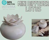 Lotus Diffuser - mini aroma diffuser - keramiek - 200 ml