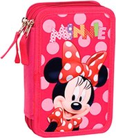 Minnie Mouse  gevuld etui - 44stuks -  3 lagen gevuld - schoolspullen