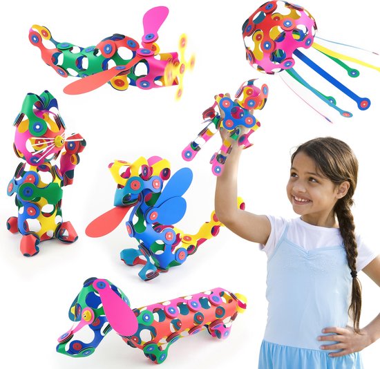 Verduisteren Ga terug Anekdote Clixo Super Rainbow 60 stuks set- flexibel magnetisch speelgoed– combinatie  van... | bol.com