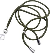 Moodadventures | Keycords | Lanyard | Stevig Keycord Mosgroen | Verstelbaar | Nylon en Metaal