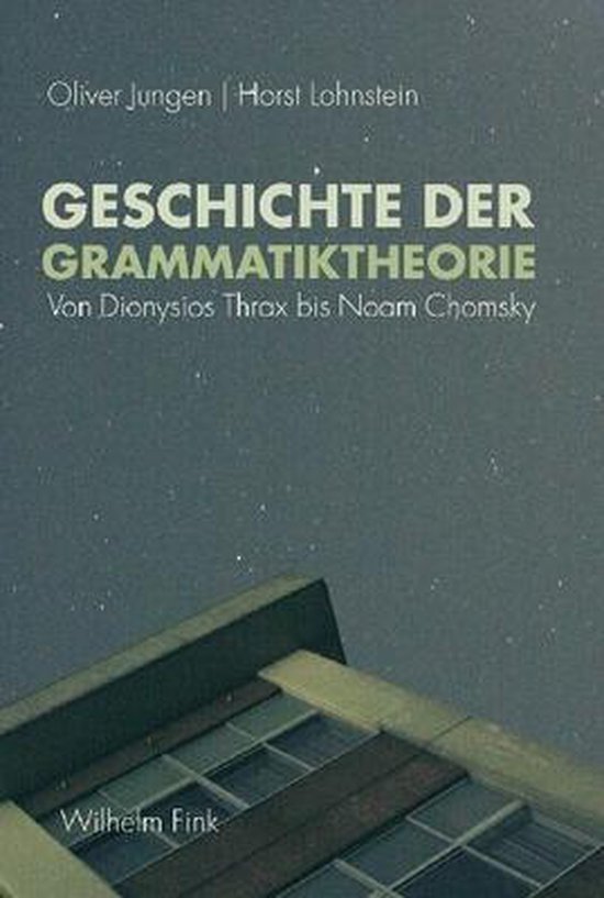 Geschichte Der Grammatiktheorie - cover