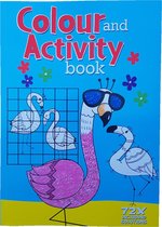 Activiteiten & Kleurboek +/- 72 pagina's "Flamingo"