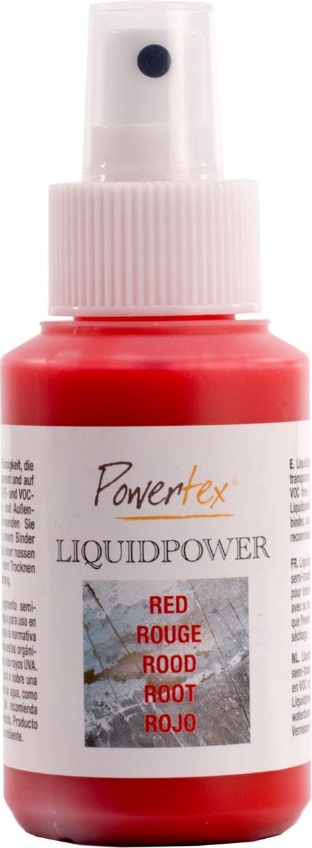 Powertex Textielverharder - Liquidpower red 100ml