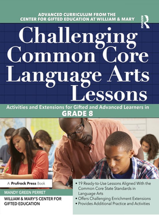 Challenging Common Core Language Arts Lessons - cover