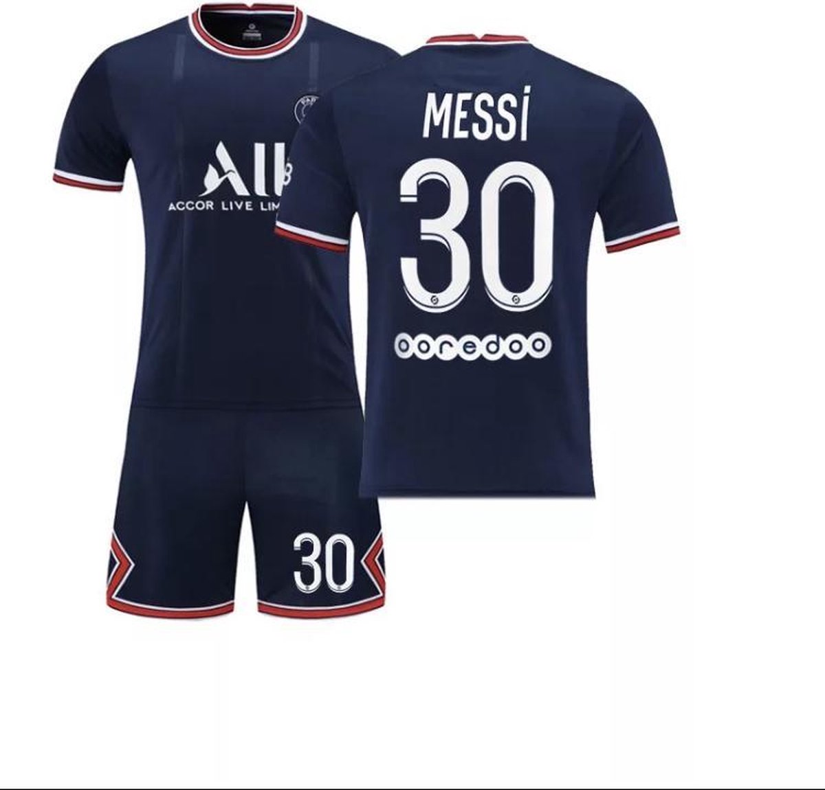 Maillot PSG Messi Domicile Football + Pantalon + Chaussettes Saison 2021 -  2022 | bol.com