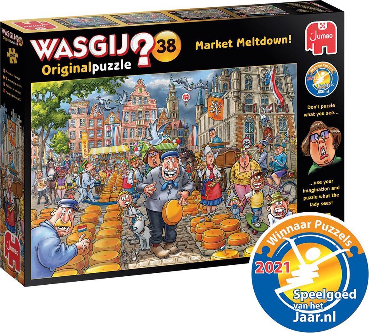 Wasgij Original 38 Kaasalarm puzzel - 1000 stukjes | bol.com