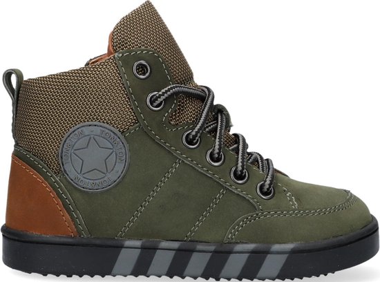 Groene hoge sneakers - Heren | MANFIELD