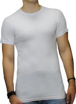 3 Pack Duurzaam T-shirt - 100% Katoen - Wit - Maat XL