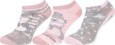 3x roze en grijze sokken DISNEY Stampertje, OEKO-TEX certificaat