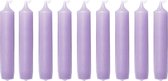 Cactula korte dinerkaarsen - 9 stuks - Lavender- 2,1 x 12 cm - Brandtijd 5 uur