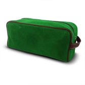 OfeliaT - Toilettas Suede Leer - Groen - Dames / Heren