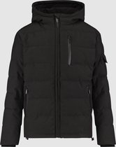 Ballin Amsterdam -  Jongens Regular Fit Gewatteerde  Jas  - Zwart - Maat 176