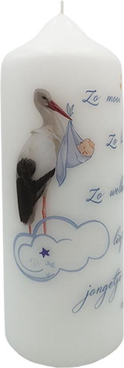 Geboortekaars Zoon Kraamcadeau Jongen baby cadeau jongen Felicitatie Kaars