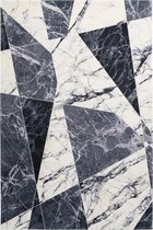 Modern laagpolig vloerkleed Palazzo - Grijs 274 - 80x150 cm