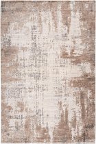 Luxe bamboezijde vloerkleed Jewel - Taupe 961 - 140x200 cm