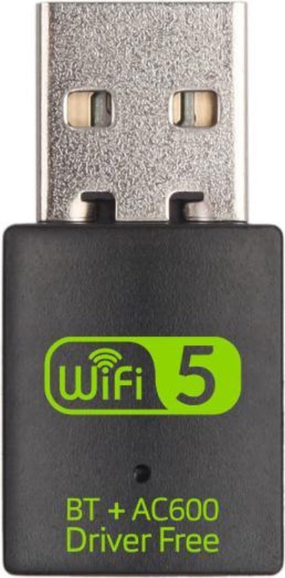 Caroline Schuldenaar sociaal AvanJi USB WiFi Adapter - 600 mbps - 2.4Ghz - 802.11b/g/n - Draadloos - USB  Stick -... | bol.com