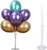 Mr. Balloon - 4x Tafel Displays - Ballon decoratie - Ballonnen standaard - 6 stuks per display - Helium ballon - Feest verjaardag bruiloft ballon versiering - Gender reveal - Babys